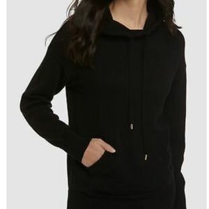 Michael Kors Black Cotton Cozy Hoodie Sweater - 1X